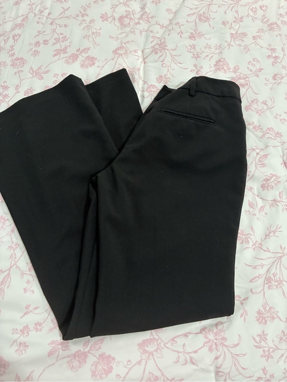 A. Byer Black women Dress Pants - Straight Tailored Style